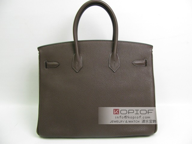 エルメス バーキン35 トゴ-ショコラ her433